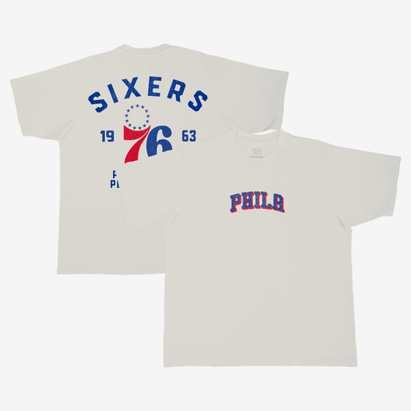 Футболка Unisex Philadelphia 76ers Stadium Essentials Cream Get Back Urban