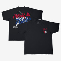 Футболка Unisex Philadelphia 76ers Stadium Essentials Black Wallscript Urban