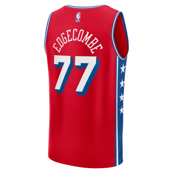 Детская джерси Philadelphia 76ers VJ Edgecombe Fanatics Red Fast Break Replica - Statement Edition