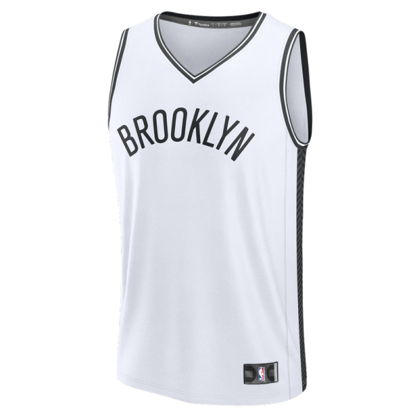 Именная джерси Brooklyn Nets Fanatics White Fast Break - Association Edition