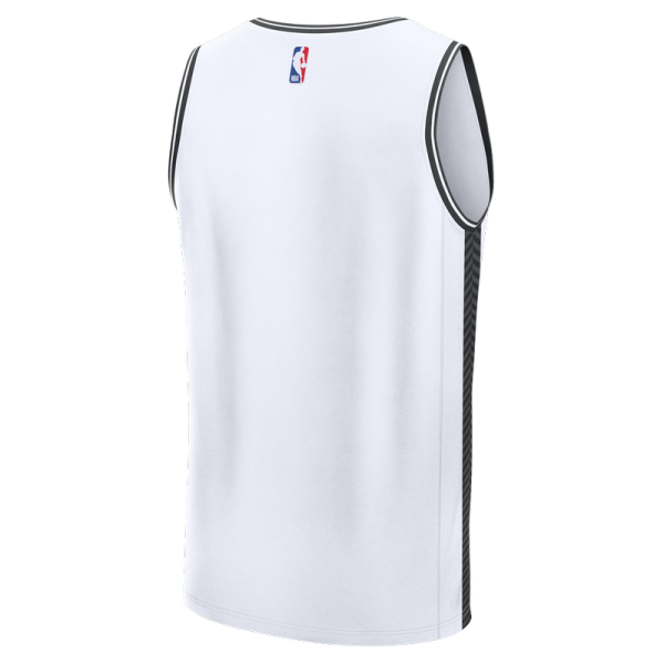 Именная джерси Brooklyn Nets Fanatics White Fast Break - Association Edition