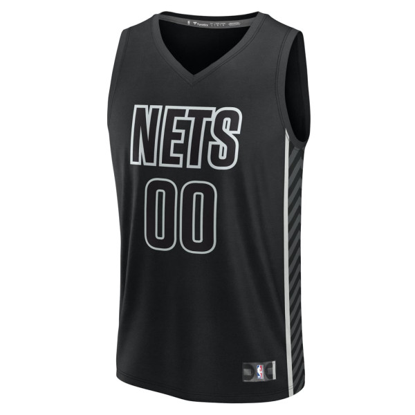 Детская Именная джерси Brooklyn Nets Fanatics Black Fast Break - Statement Edition