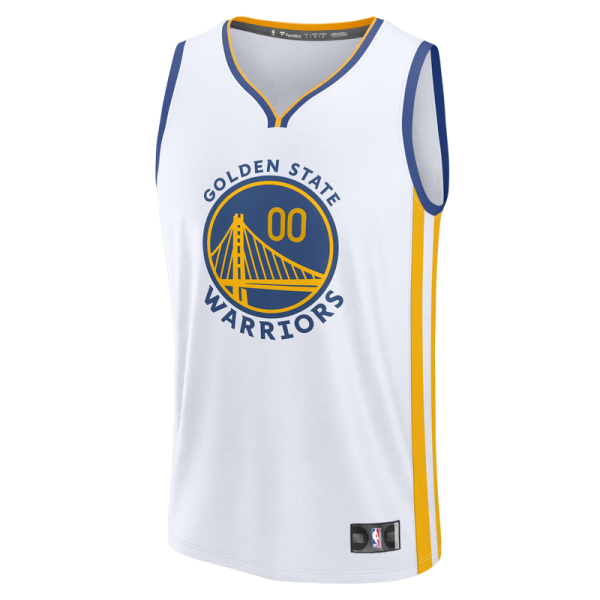 Именная джерси Golden State Warriors Fanatics White Fast Break - Association Edition