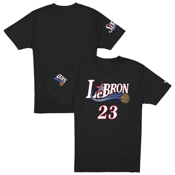 Футболка Philadelphia 76ers LeBron James New Era Black