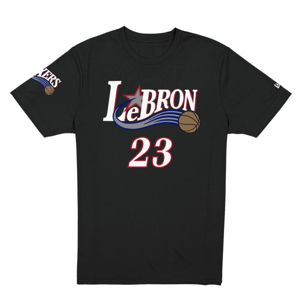 Футболка Philadelphia 76ers LeBron James New Era Black