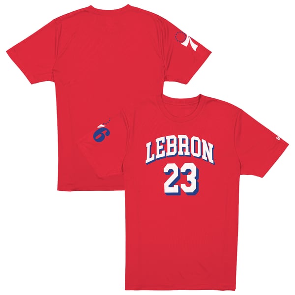 Футболка Philadelphia 76ers LeBron James New Era Red