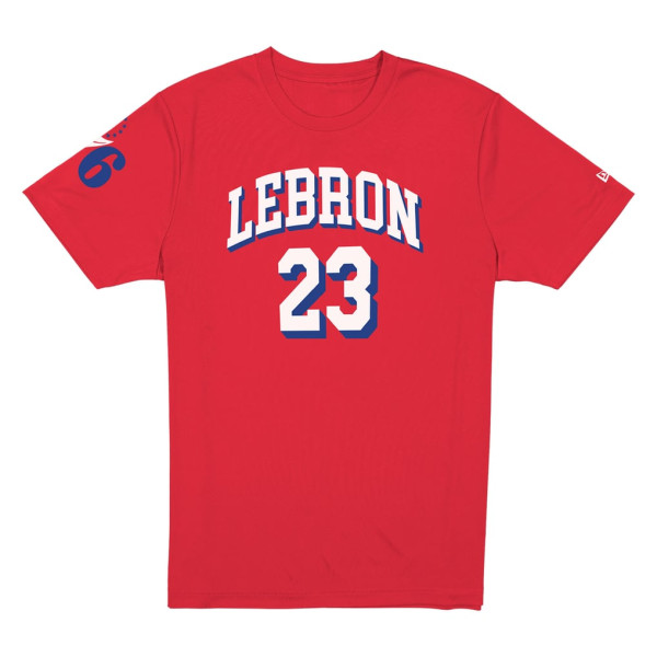 Футболка Philadelphia 76ers LeBron James New Era Red