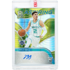 Карточка LaMelo Ball Charlotte Hornets Autographed 2020-21 Panini Spectra Gold Asia Prizm Aspiring #ASP-LBL #1/4