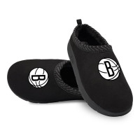 Unisex Brooklyn Nets ISlide Black Primary Logo Mission Slippers