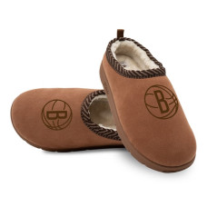 Unisex Brooklyn Nets ISlide Tan Tonal Logo Mission Slippers