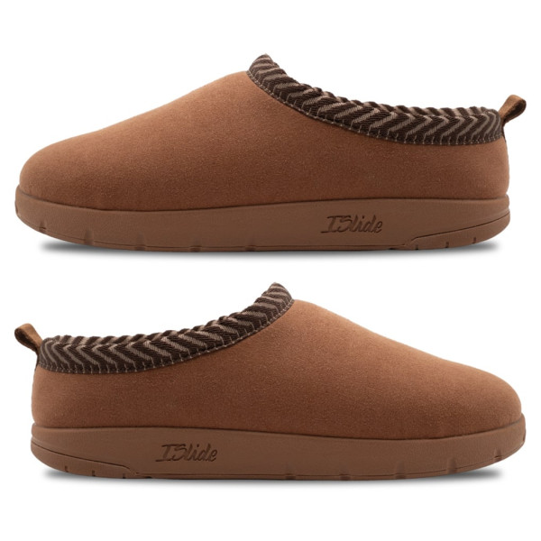 Unisex Brooklyn Nets ISlide Tan Tonal Logo Mission Slippers