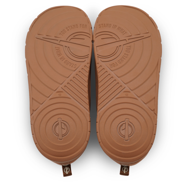 Unisex Brooklyn Nets ISlide Tan Tonal Logo Mission Slippers