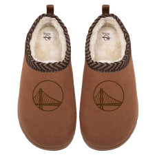 Unisex Golden State Warriors ISlide Tan Tonal Logo Mission Slipper