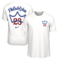 Футболка Philadelphia 76ers LeBron James Nike White