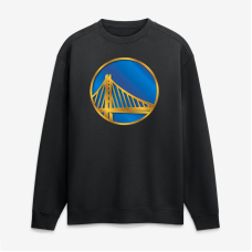 Свитшот Golden State Warriors Black Metallic Mascot