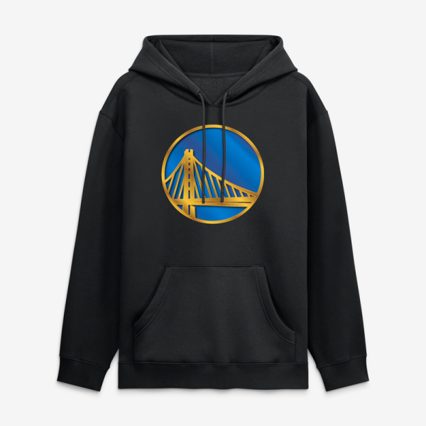 Толстовка Golden State Warriors Black Metallic Mascot