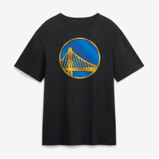 Футболка Golden State Warriors Black Metallic Mascot