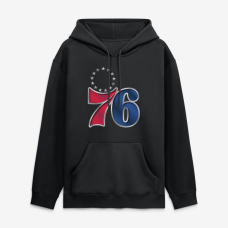 Толстовка Philadelphia 76ers Black Metallic Mascot