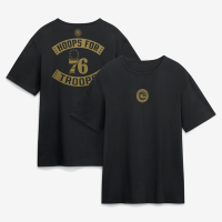 Футболка Philadelphia 76ers Black Hoops For Troops