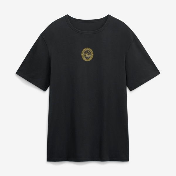 Футболка Philadelphia 76ers Black Hoops For Troops