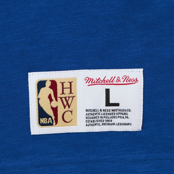 Футболка Philadelphia 76ers Mitchell & Ness Royal Hardwood Classics Legendary Slub