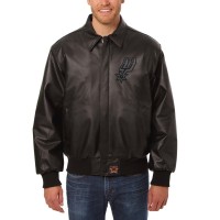 Кофта на молнии San Antonio Spurs JH Design Tonal Leather - Black