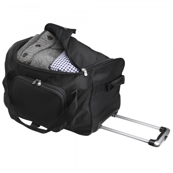 Спортивная сумка на двух колесах Milwaukee Bucks MOJO 22 - Black