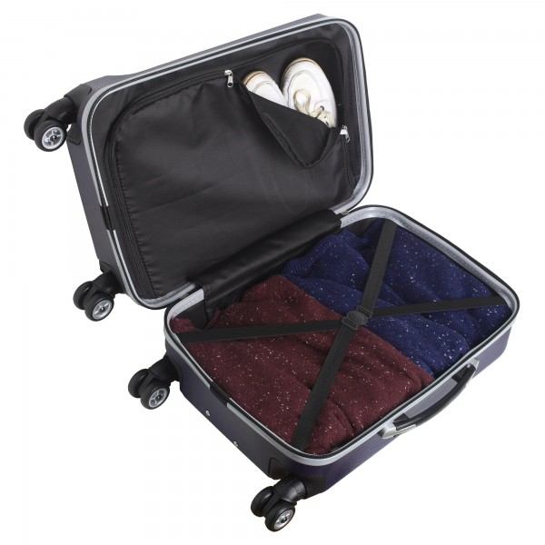 Чемодан Dallas Mavericks 20 8-Wheel Hardcase Spinner - Navy