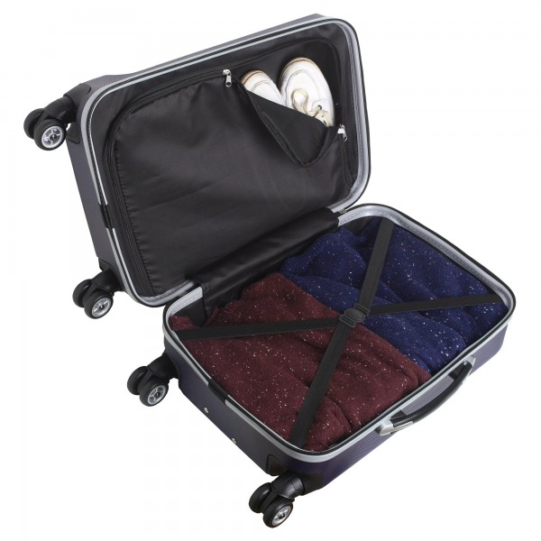 Чемодан Toronto Raptors 21 8-Wheel Hardcase Spinner - Navy