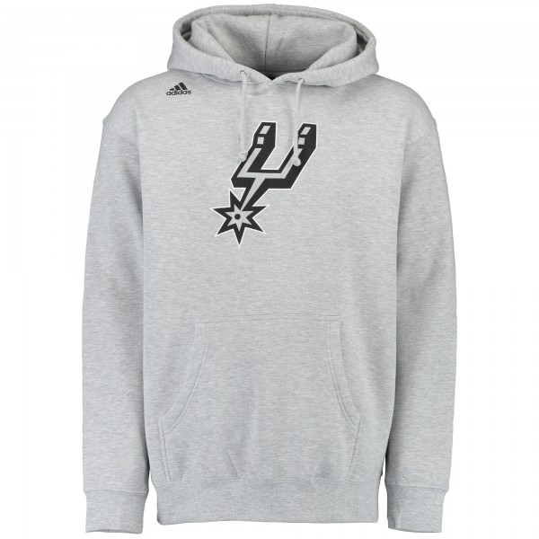 Толстовка с капюшоном LaMarcus Aldridge San Antonio Spurs adidas - Gray - фирменная одежда NBA