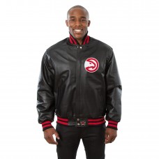 Кожаная куртка Atlanta Hawks JH Design Domestic Team Color - Black