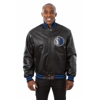 Кожаная куртка Dallas Mavericks JH Design Domestic Team Color - Black