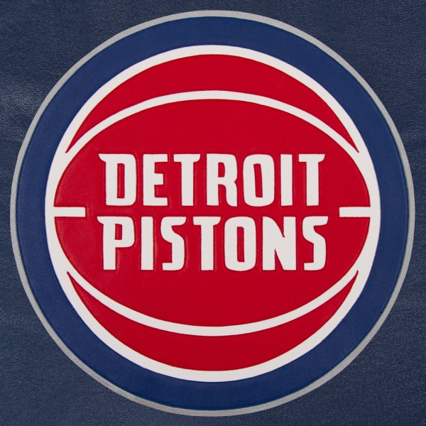 Куртка кожаная Detroit Pistons JH Design Domestic Team Color - Navy