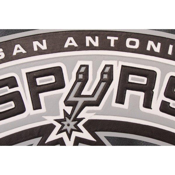 Куртка кожаная San Antonio Spurs JH Design Domestic Team Color - Black