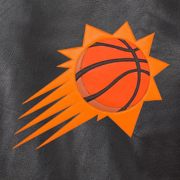 Кожаная куртка Phoenix Suns JH Design Domestic Team Color - Black