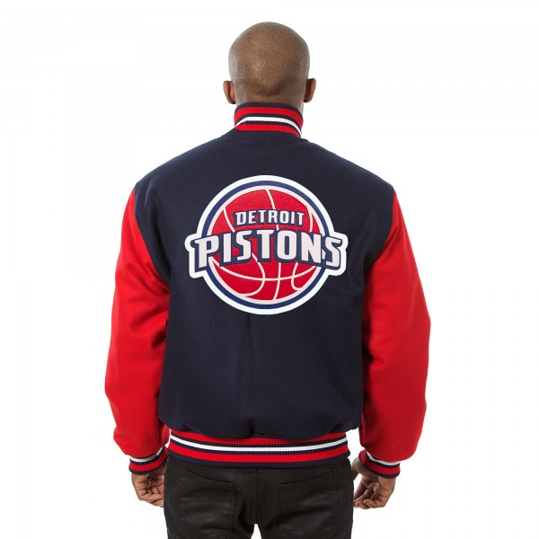 Куртка Detroit Pistons JH Design Domestic Two-Tone Wool - Navy