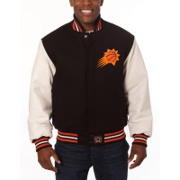 Кожаная куртка Phoenix Suns JH Design Domestic Two-Tone Wool and - Black