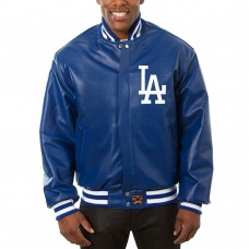 Кожаная куртка Los Angeles Dodgers JH Design Team Color - Royal