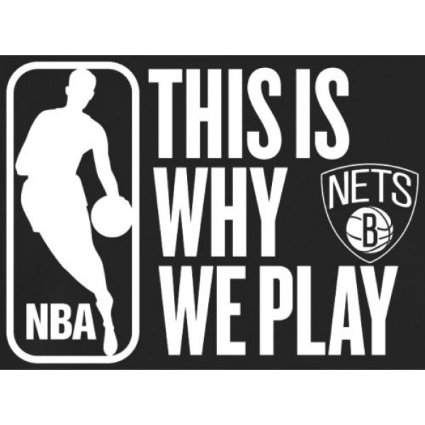 Толстовка Brooklyn Nets This Is Why We Play - Black