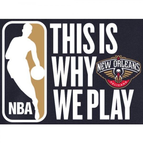 Толстовка с капюшоном New Orleans Pelicans This Is Why We Play - Navy - фирменная одежда NBA