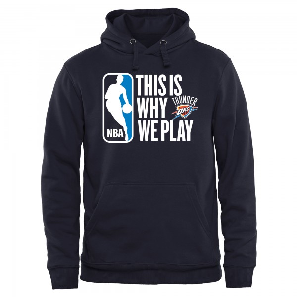 Толстовка Oklahoma City Thunder Navy This Is Why We Play