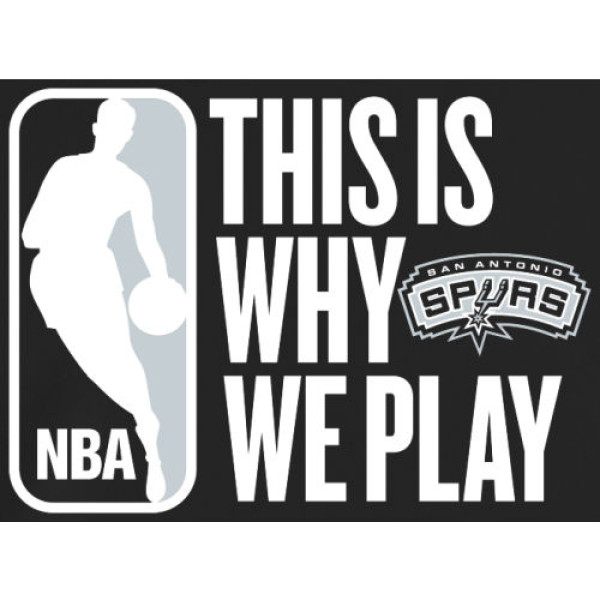 Толстовка San Antonio Spurs Black This Is Why We Play