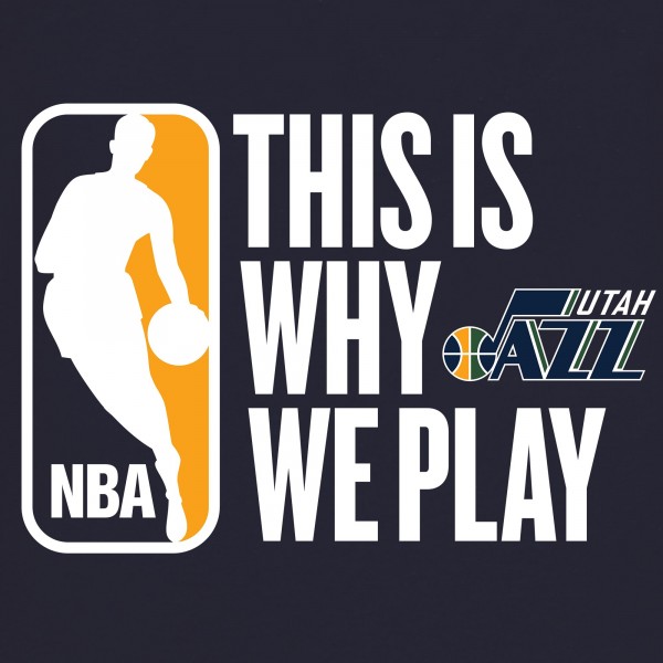 Толстовка с капюшоном Utah Jazz This Is Why We Play - Navy - фирменная одежда NBA