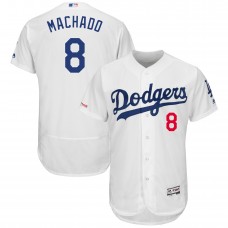 Игровая форма  Manny Machado Los Angeles Dodgers Majestic Home Authentic Collection Flex Base Player - White