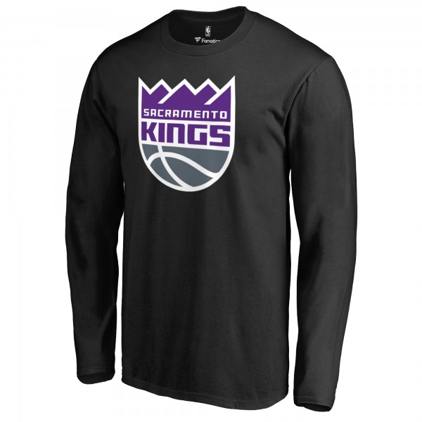Футболка с длинным рукавом Sacramento Kings Primary Logo - Black