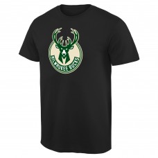 Футболка Milwaukee Bucks Primary Logo - Black