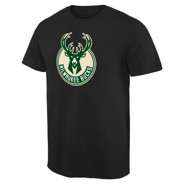 Футболка Milwaukee Bucks Primary Logo - Black