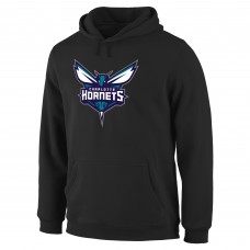 Charlotte Hornets Primary Logo Pullover Hoodie - Black