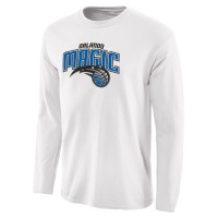 Футболка с длинным рукавом Orlando Magic Primary Logo - White