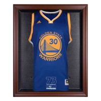 Golden State Warriors Fanatics Authentic Record Breaking Season Logo Brown Framed Jersey Display Case